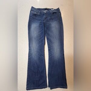 Levi's Women's 524 Too Superlow Dark Blue Bootcut Flare Jeans